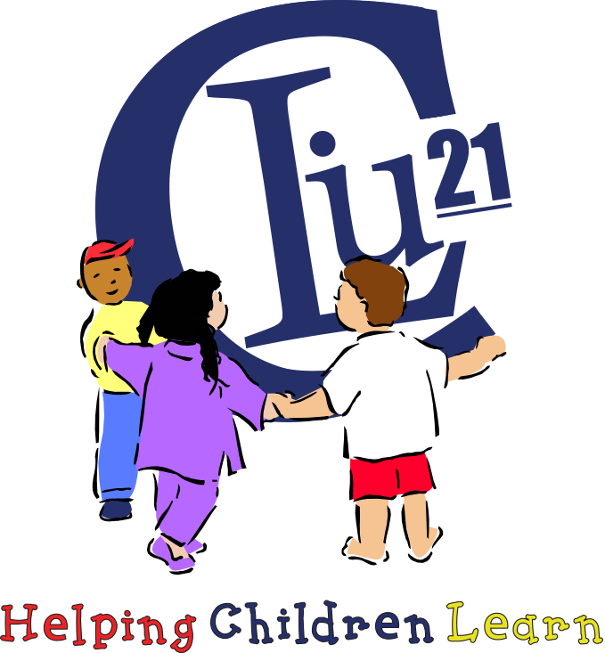 Carbon Lehigh Intermediate Unit 21 logo with CLIU 21 surrounded by children and the mission statement Helping Children Learn